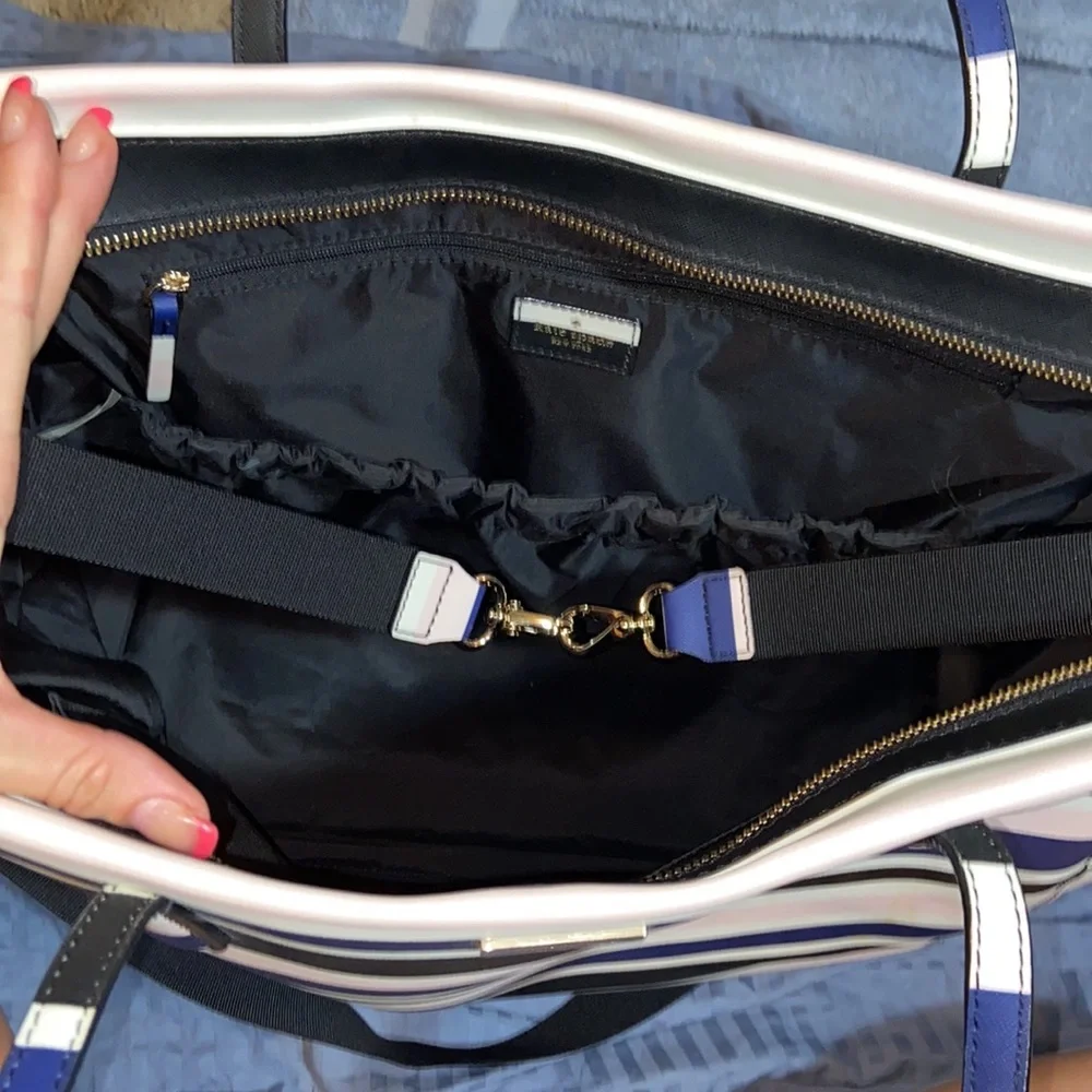 Kate Spade Striped Kaylie grove street Diaper Baby Bag